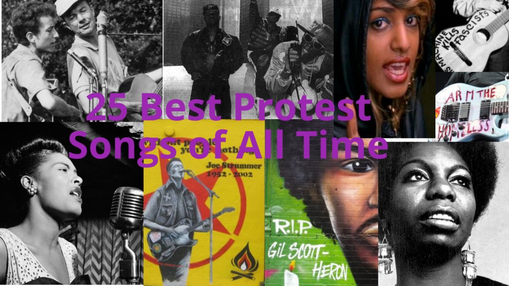 Top 25 Protest Songs of All Time (Video)
