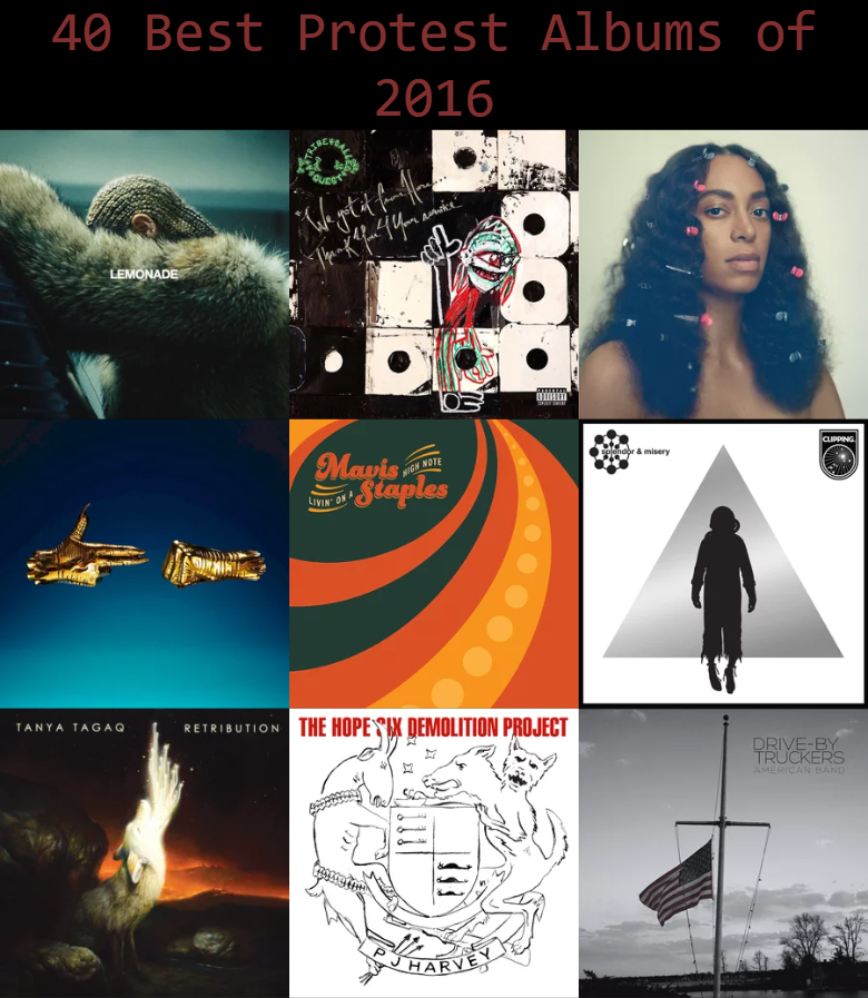 40 Best Protest Albums of 2016